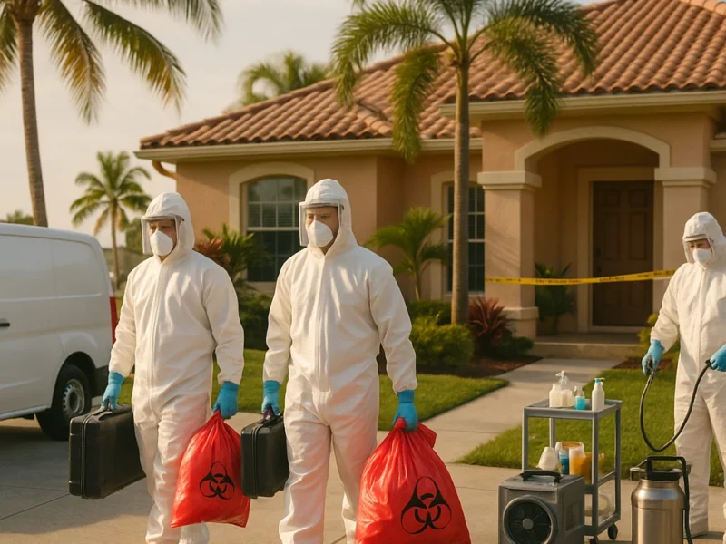 Crime Scene Cleanup in Cape Coral: What Families Need to Know