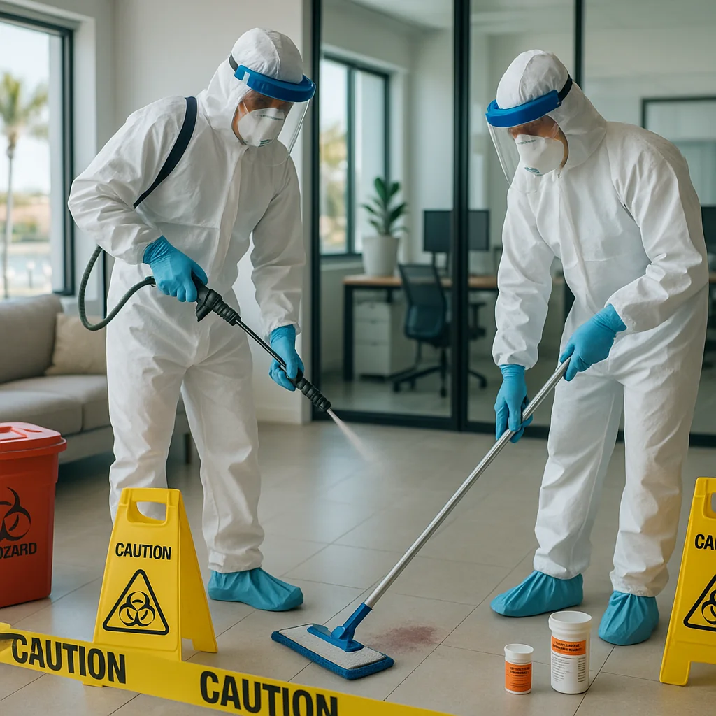 Safe Blood Cleanup Services in Cape Coral: Tips for Businesses and Homes