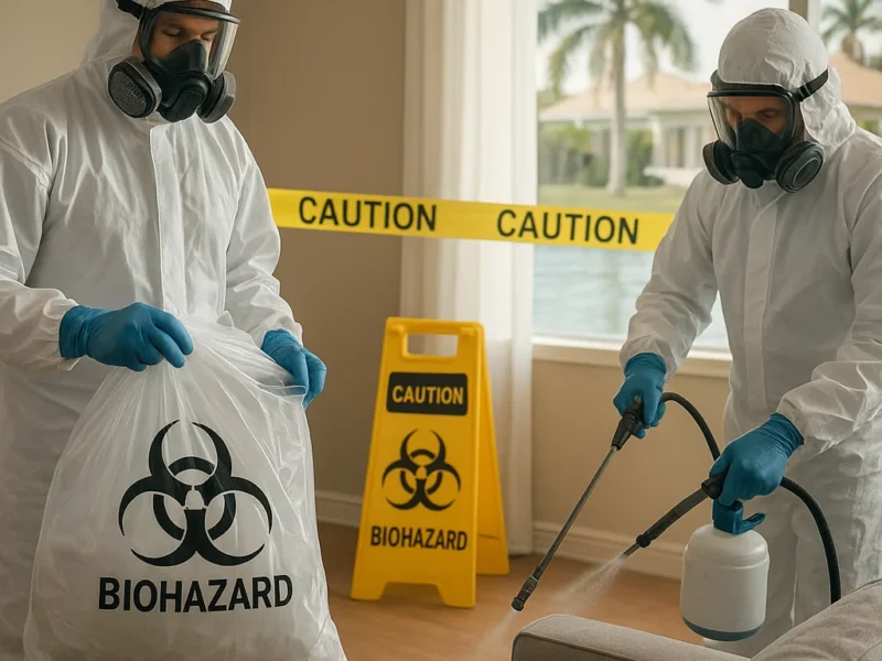 Hidden Dangers of DIY Trauma Cleanup in Cape Coral