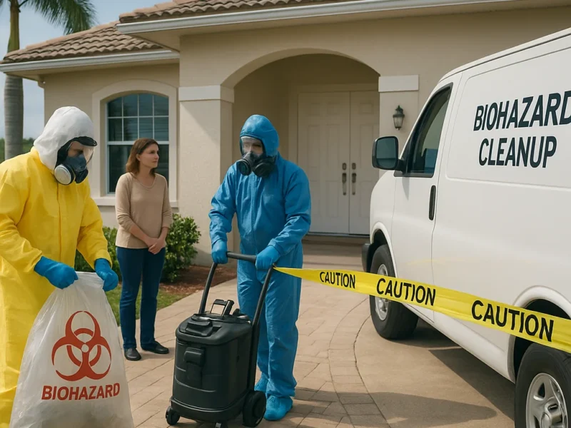 Why Never DIY Biohazard Cleanup in Cape Coral